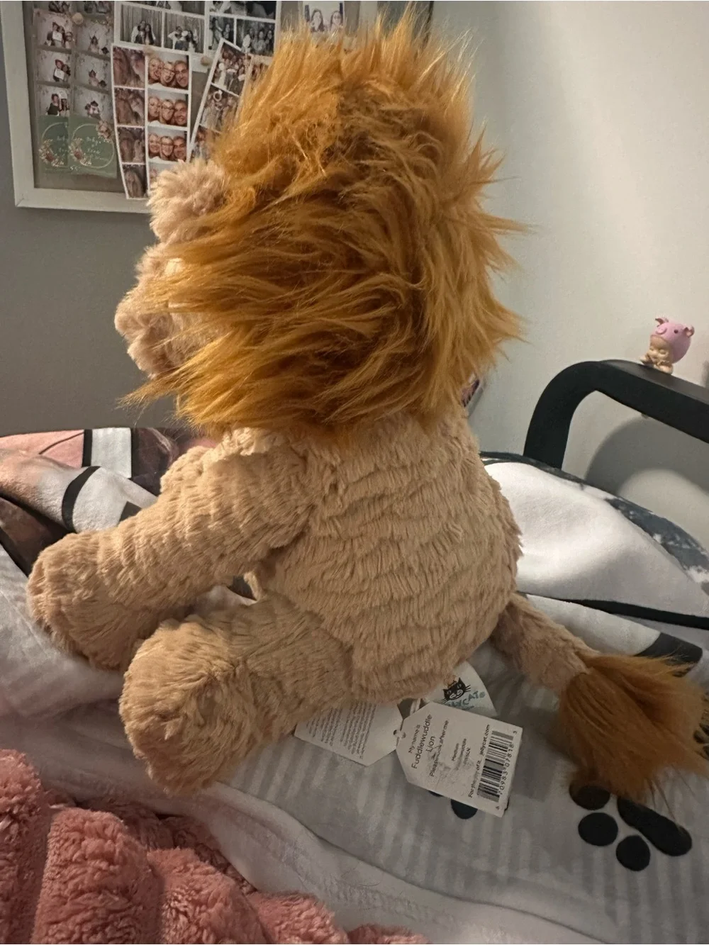 Jellycat fuddlewuddle Lion Stuffed Animal Toy - Soft Tan and Golden Mane